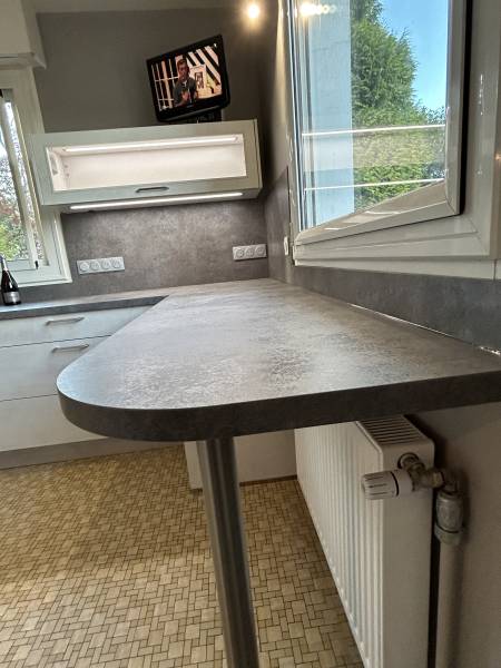 Faire rénover une salle de bain blanche et grise au Havre